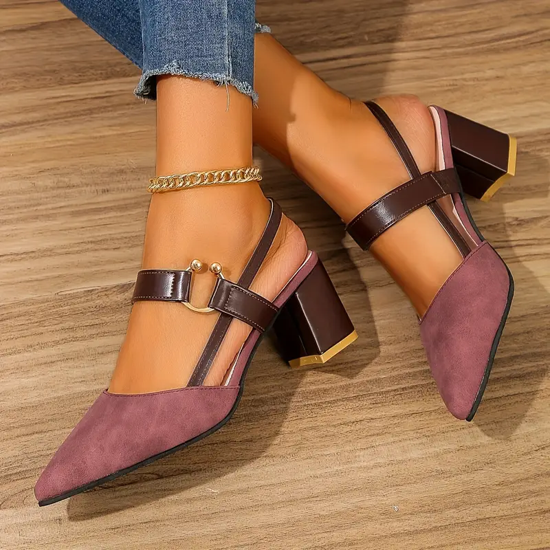 ALIRA™ WOMEN'S POINTED TOE HEELED SANDALS - Image 6