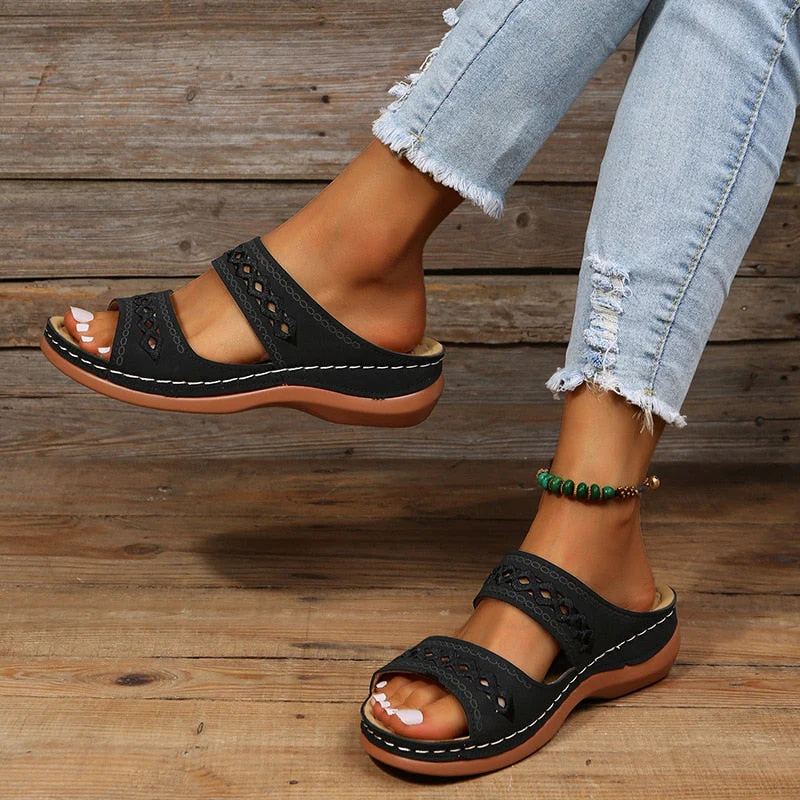 ALYSSON'S⢠WOMEN'S THICK ORTHOPEDIC SANDALS - Image 3