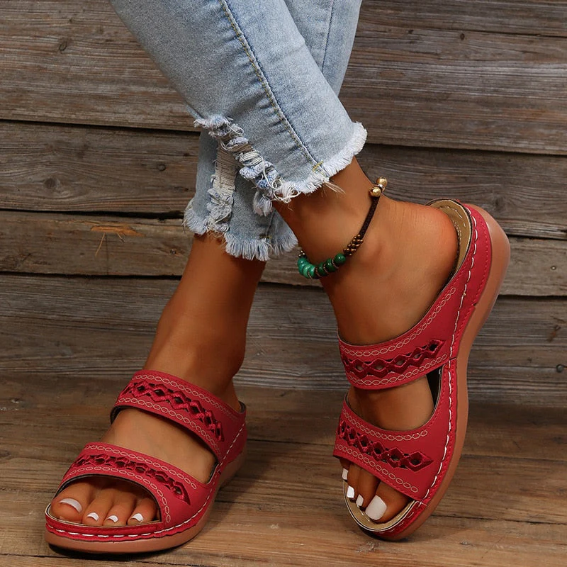 ALYSSON'S⢠WOMEN'S THICK ORTHOPEDIC SANDALS - Image 4