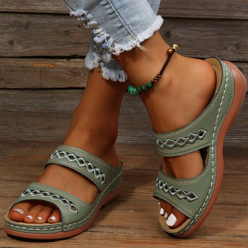 ALYSSON'S⢠WOMEN'S THICK ORTHOPEDIC SANDALS - Image 5