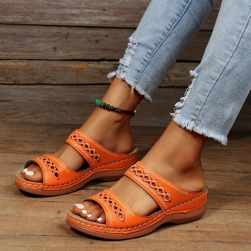 ALYSSON'S⢠WOMEN'S THICK ORTHOPEDIC SANDALS - Image 6