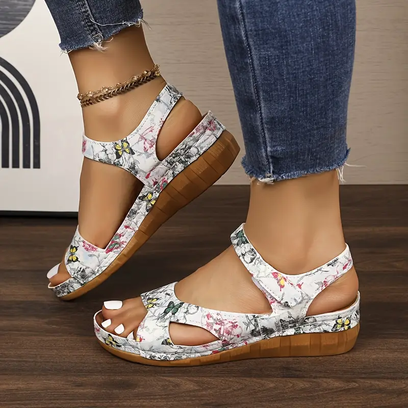ANIKA™ WOMEN'S OPEN-TOE CASUAL WEDGE SANDALS - Image 3