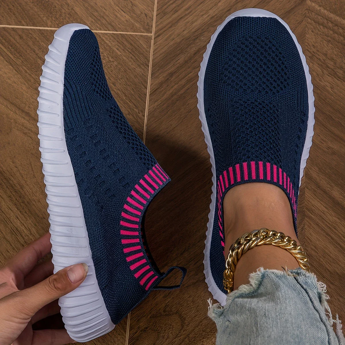 BELLE™ BREATHABLE KNIT ORTHOPEDIC SNEAKERS - Image 5