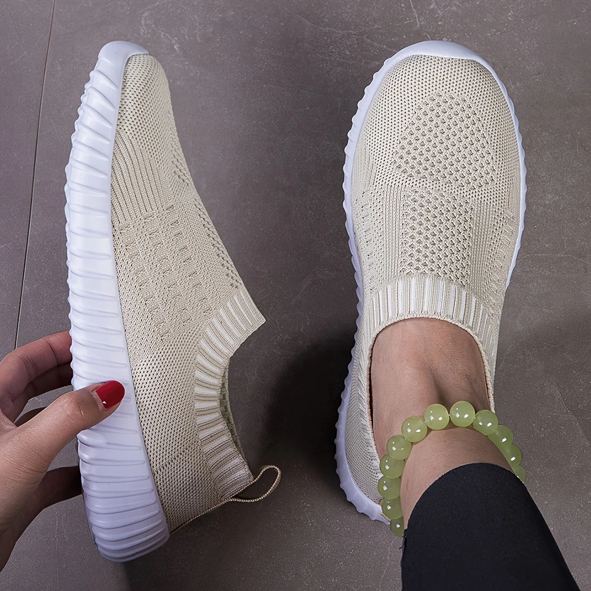 BELLE™ BREATHABLE KNIT ORTHOPEDIC SNEAKERS - Image 7