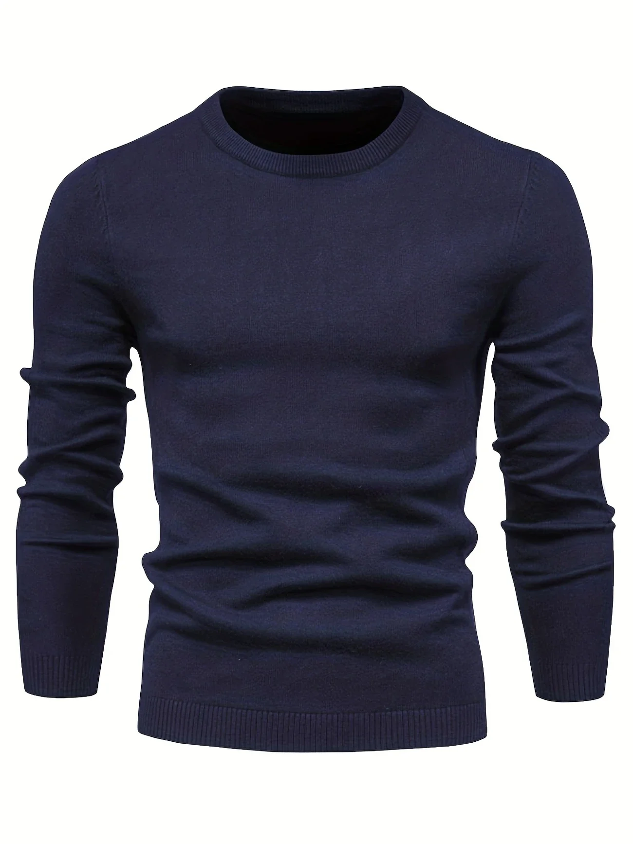 BRANDFORD KNIT™ — MEN’S CASUAL SOLID KNITTED CREW NECK SWEATER - Image 9
