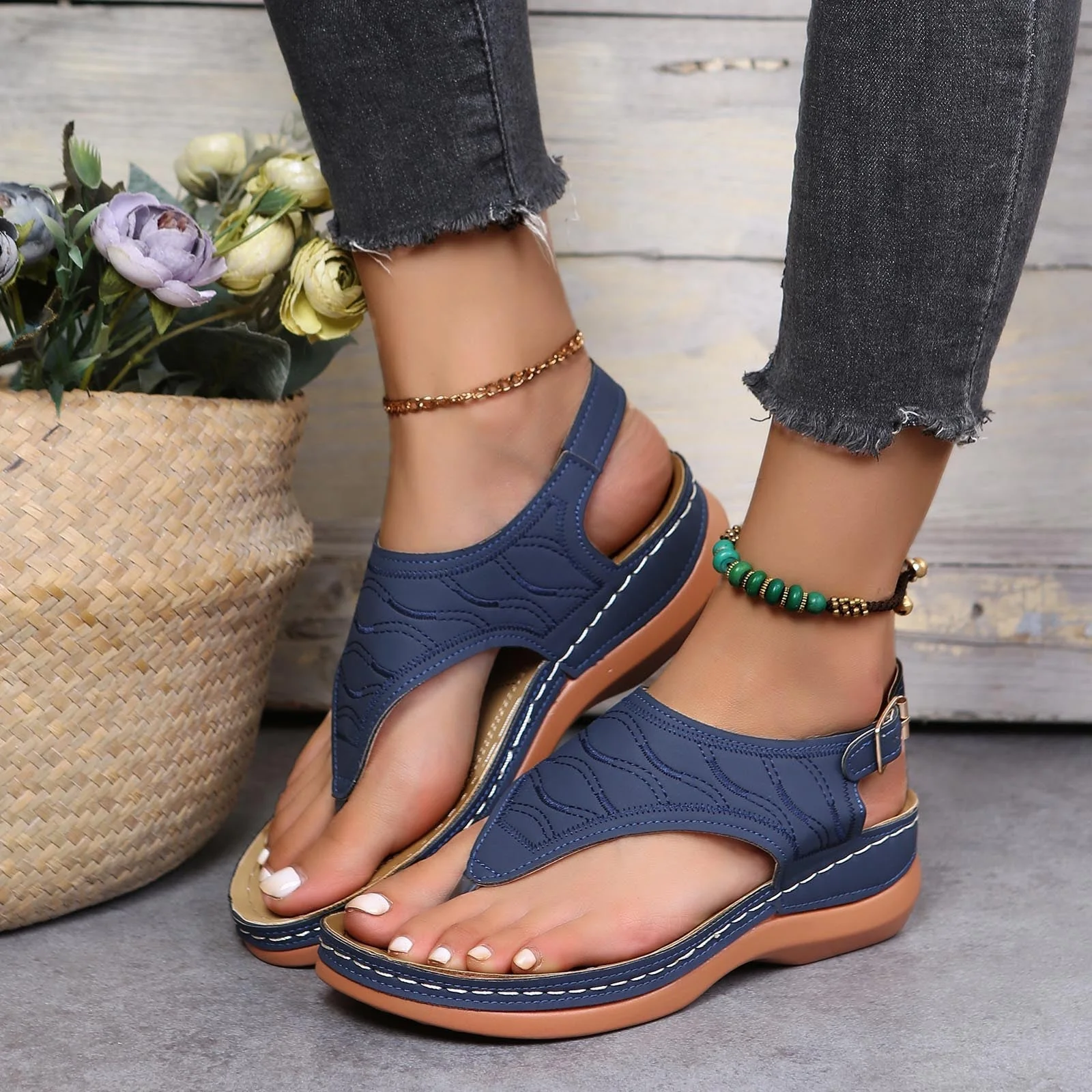 BRISBANE⢠COMFY ORTHOPEDIC SANDALS - Image 4