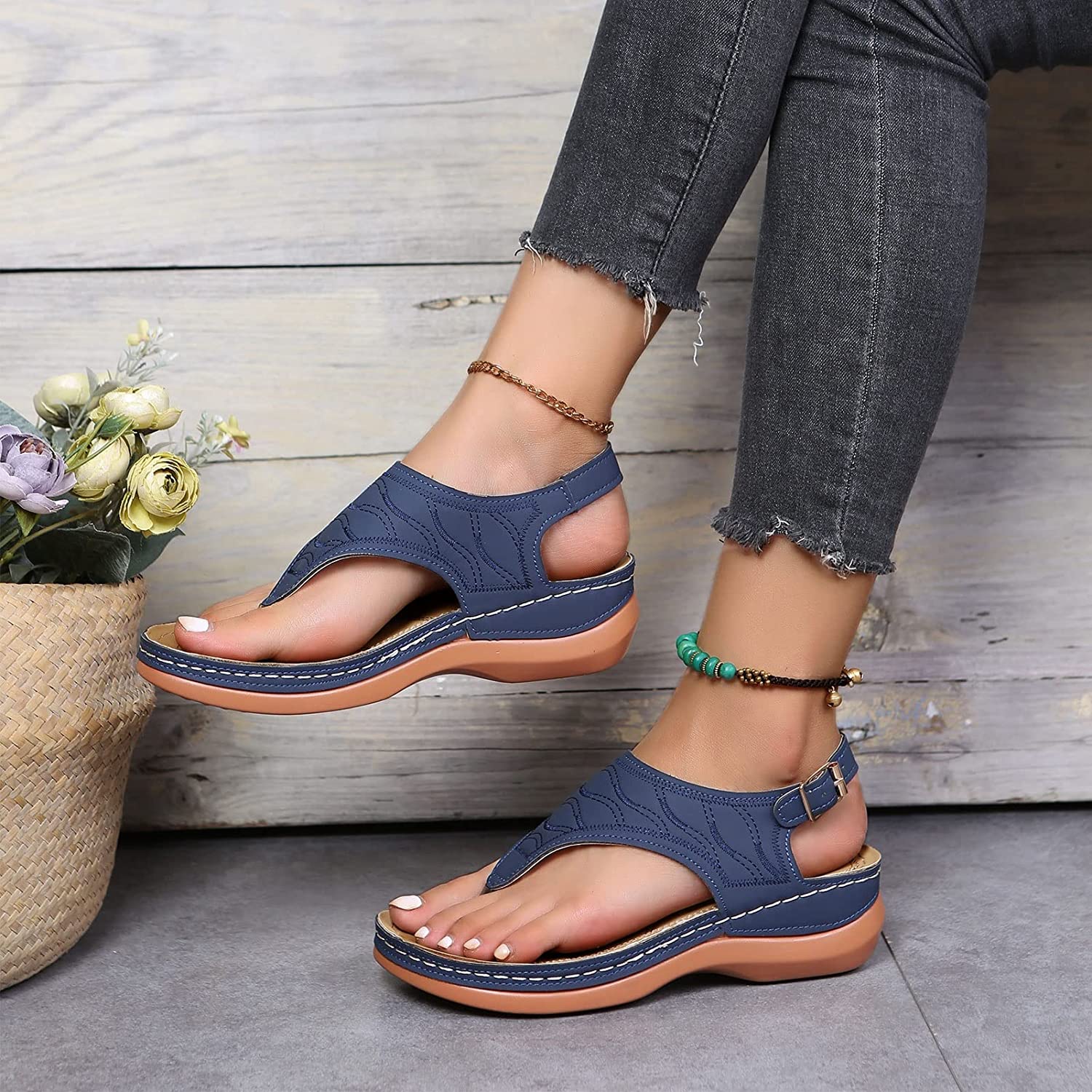 BRISBANE⢠COMFY ORTHOPEDIC SANDALS - Image 8