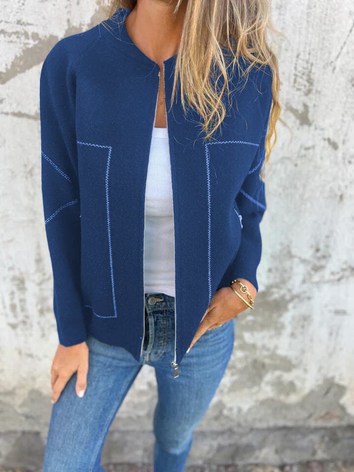 CASSIE - CASUAL ZIP VEST - Image 6