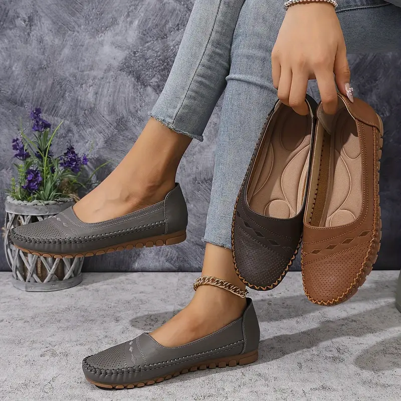 WOMEN'S PLUS SIZE ORTHOPEDIC CHIC LOAFERS - Image 9
