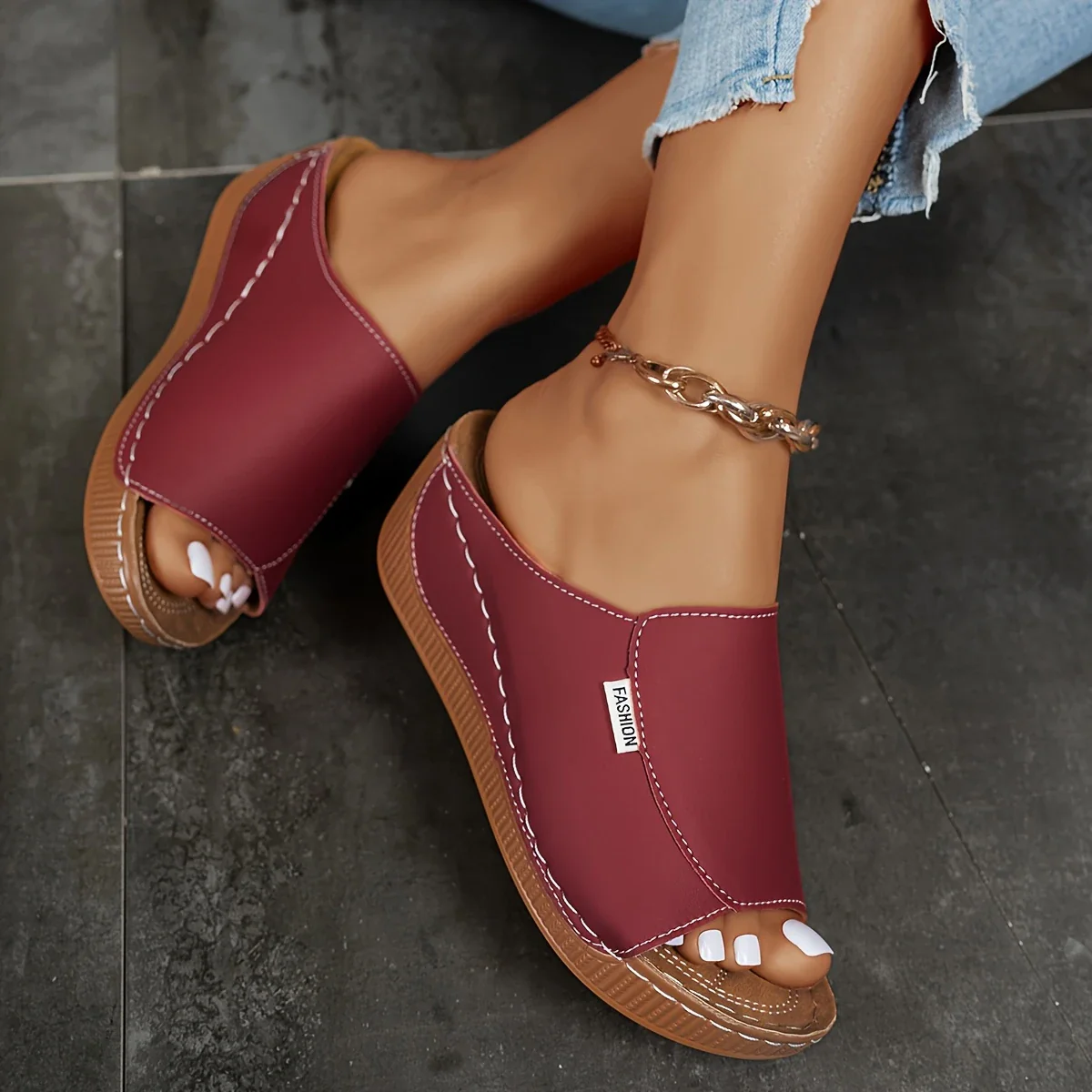 COLAC™ OPEN TOE PLATFORM ORTHOPEDIC SANDALS - Image 12