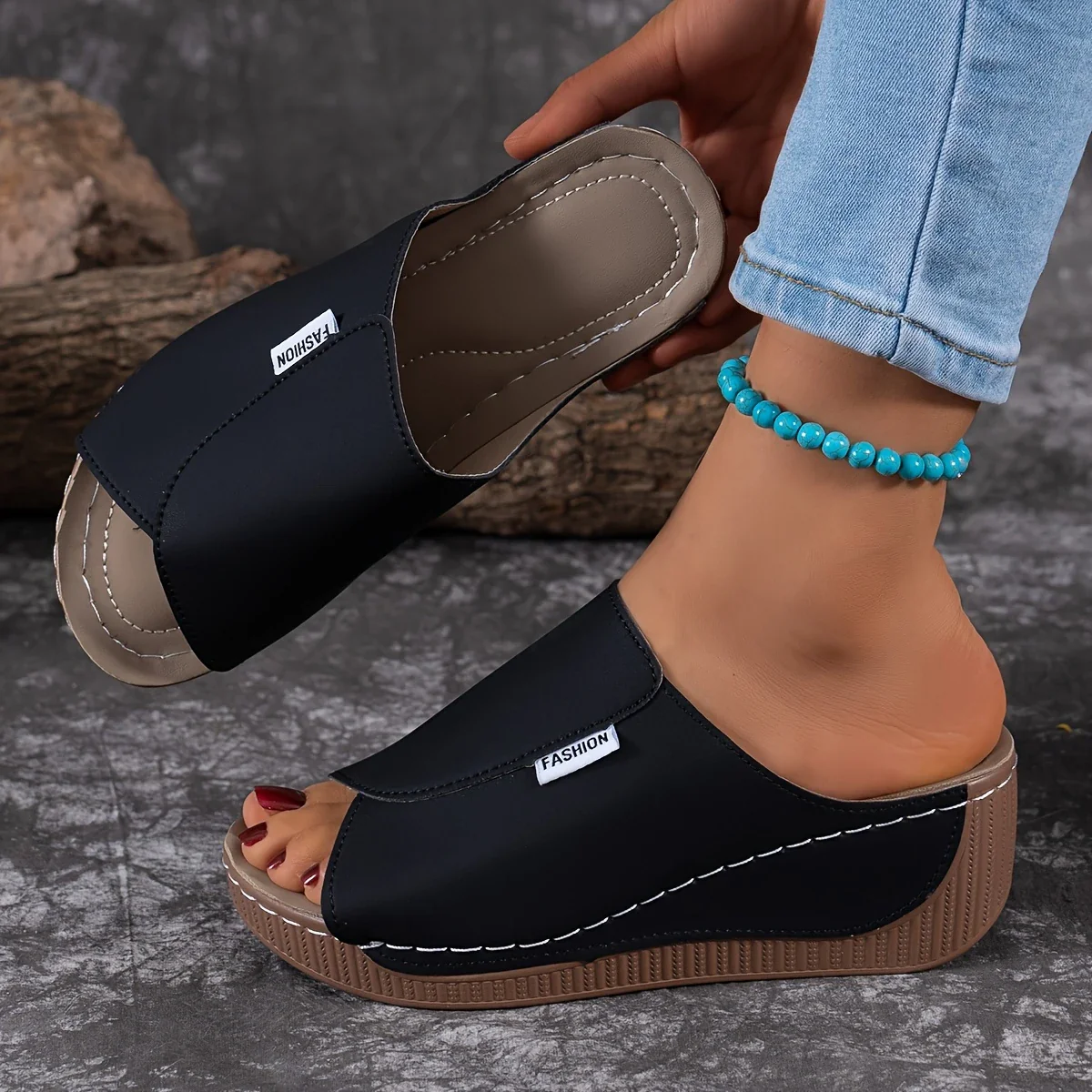 COLAC™ OPEN TOE PLATFORM ORTHOPEDIC SANDALS - Image 3