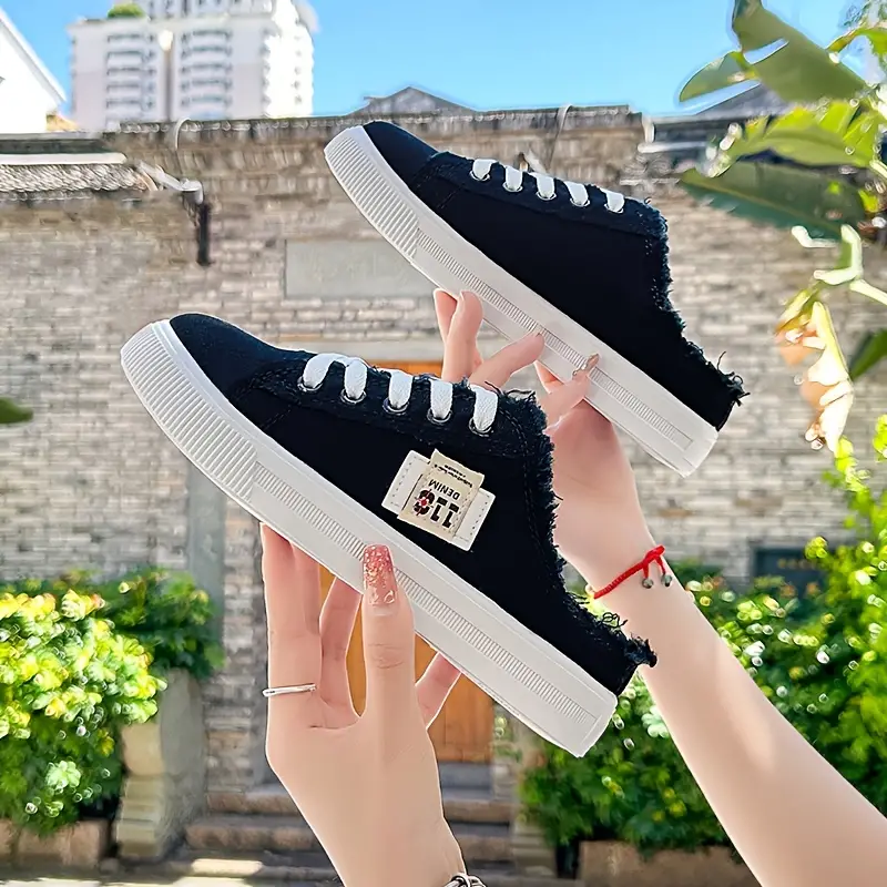 ELARA™ TRENDY SLIP-ON WATERPROOF CANVAS SHOES - Image 8