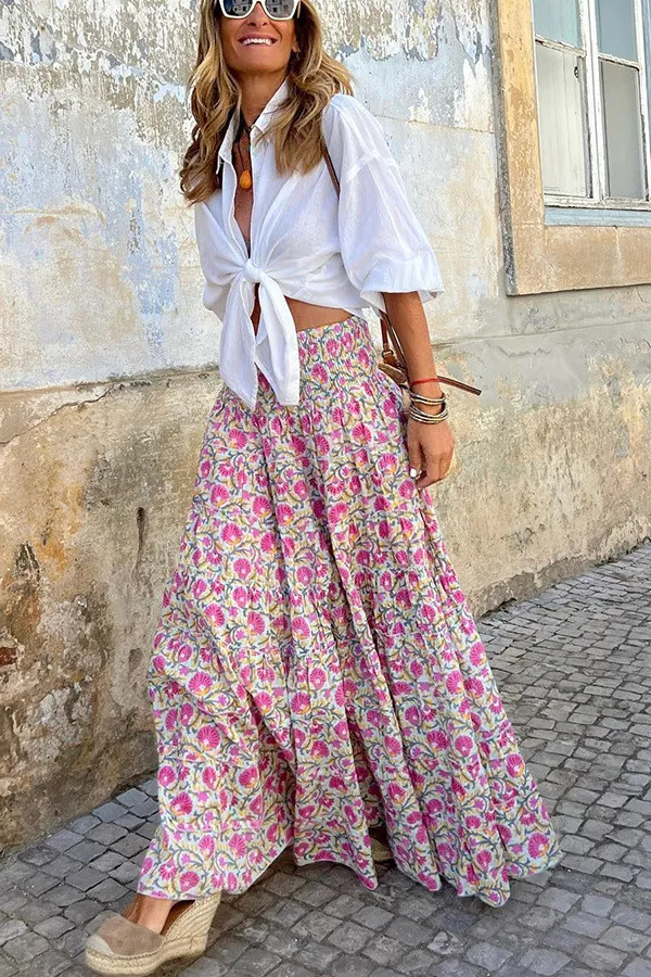 ELIORA™ SPRING BLOOM BOHO SKIRT - Image 4