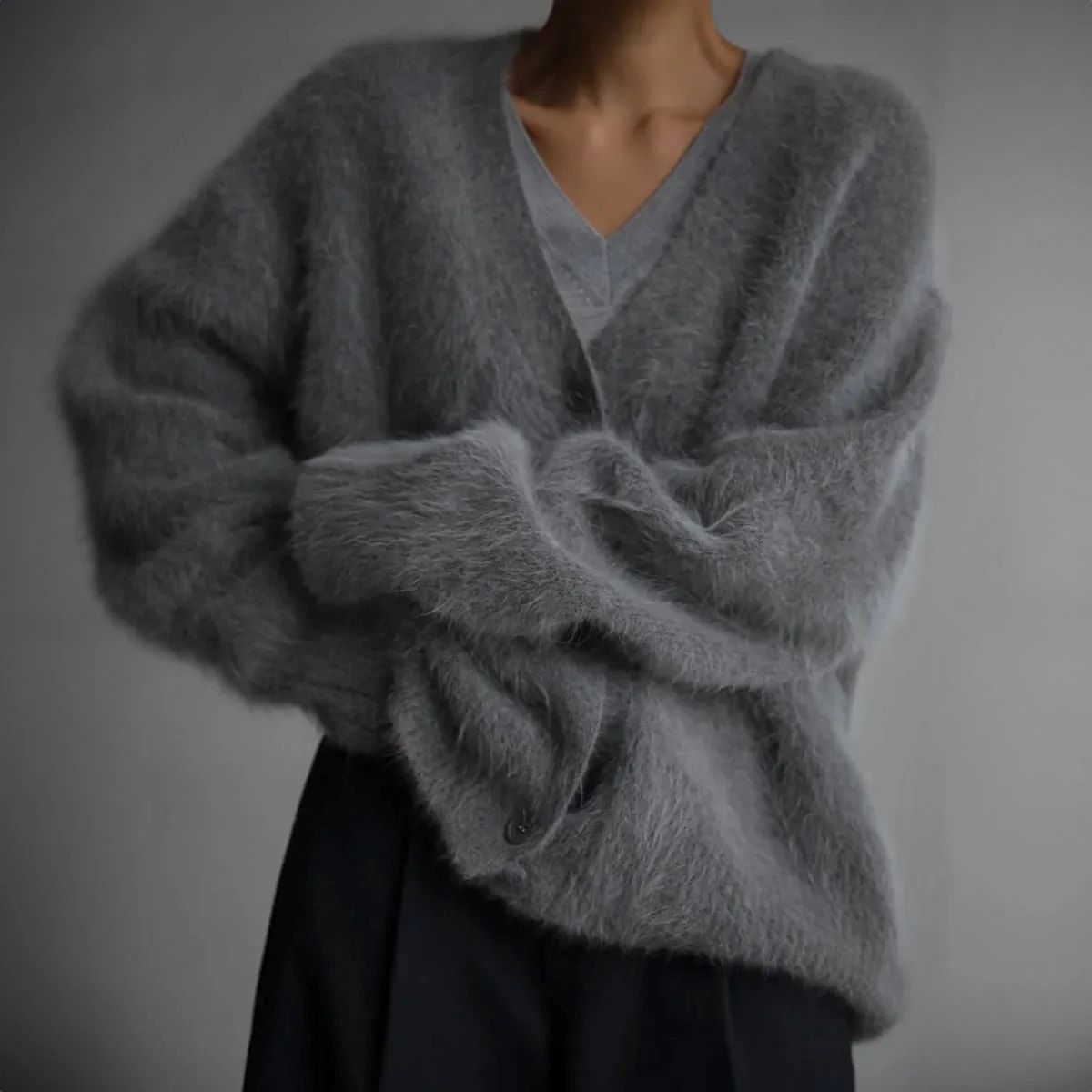 Eliza - Comfortable Fur Cardigan - Image 2