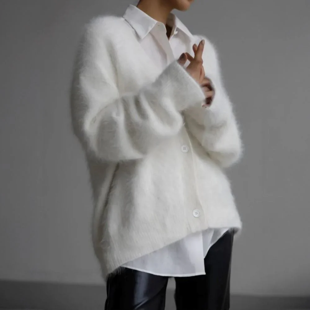 Eliza - Comfortable Fur Cardigan - Image 4