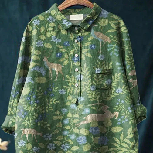ELLE™ | VINTAGE FLORAL BLOUSE