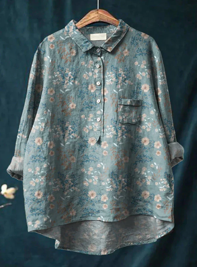 ELLE™ | VINTAGE FLORAL BLOUSE - Image 4