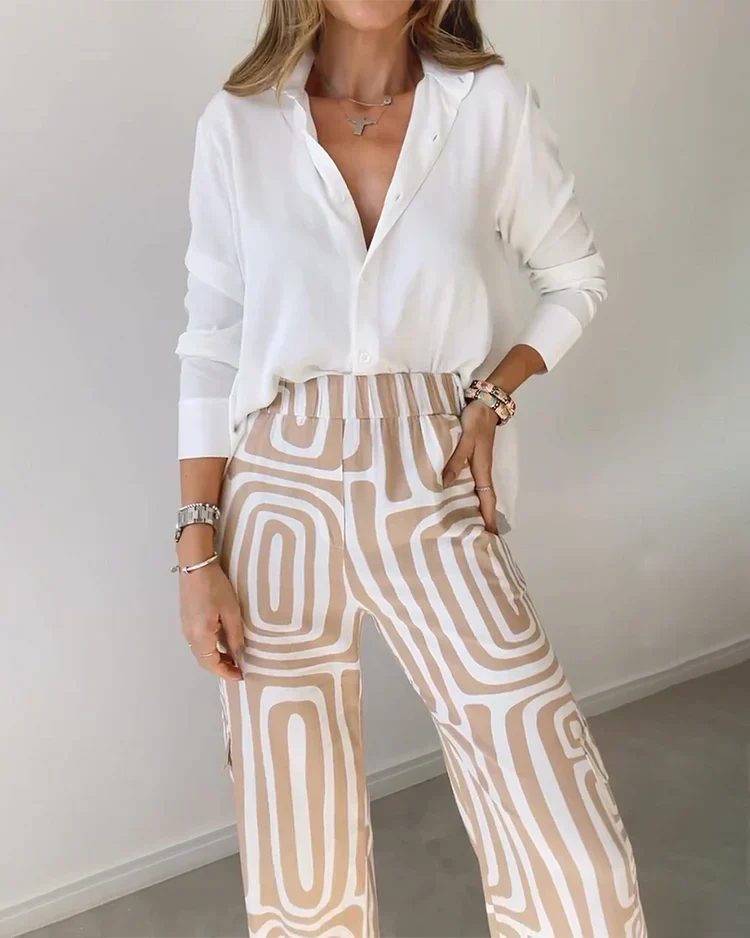 EMILIA™ | STYLISH PANTS SET + FREE BLOUSE & BELT - Image 5