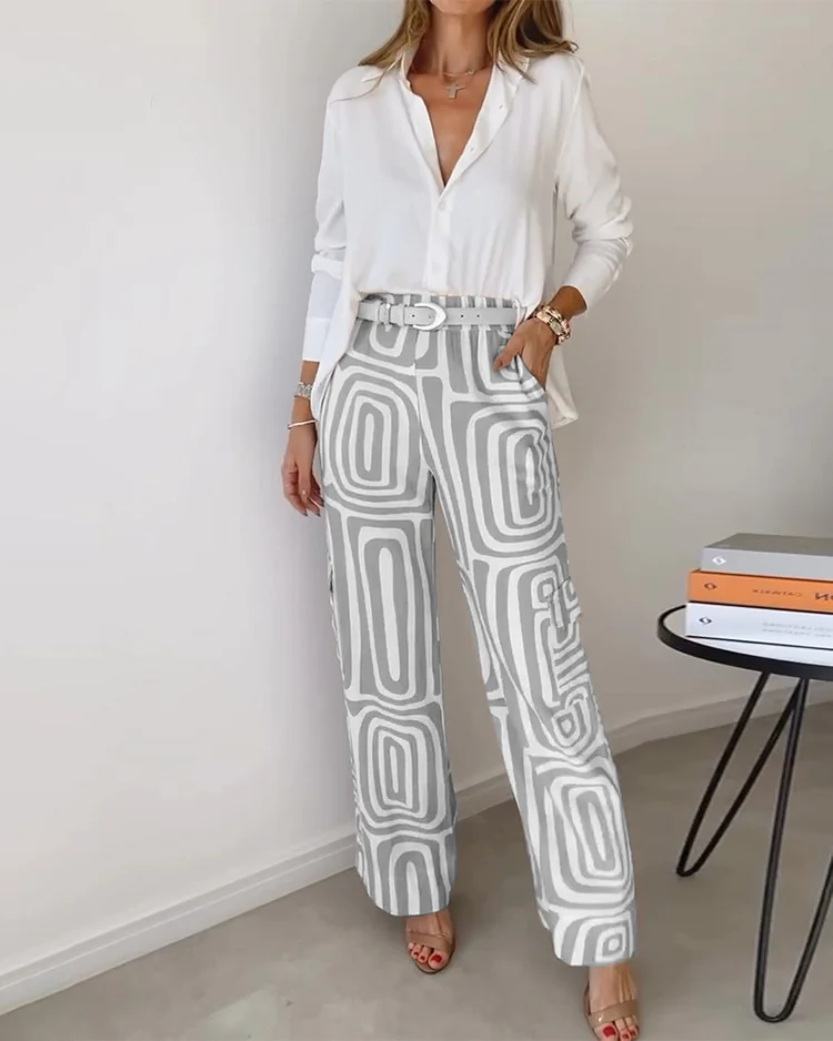 EMILIA™ | STYLISH PANT + FREE BLOUSE & BELT - Image 5