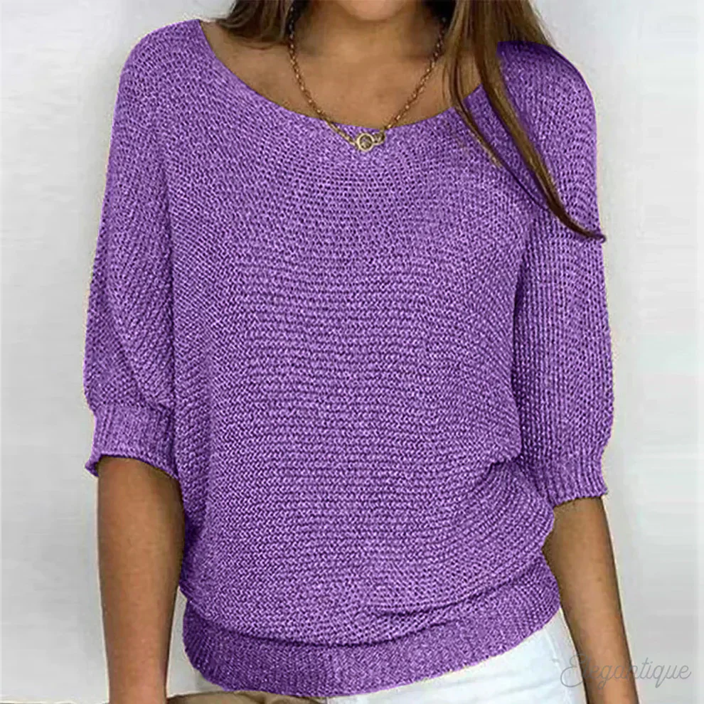 Georgia - Relaxed Knit Top - Image 8