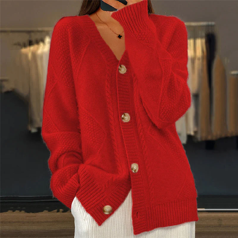 HENSLEY - SOFT KNITTED CARDIGAN - Image 4