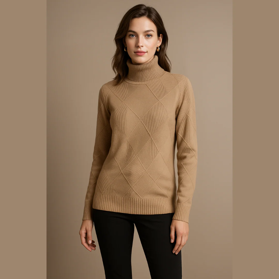 ISLA⢠| CASHMERE BLEND TURTLENECK - Image 3