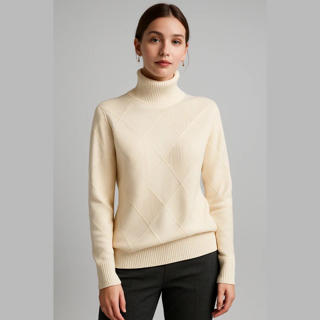 ISLA⢠| CASHMERE BLEND TURTLENECK - Image 4
