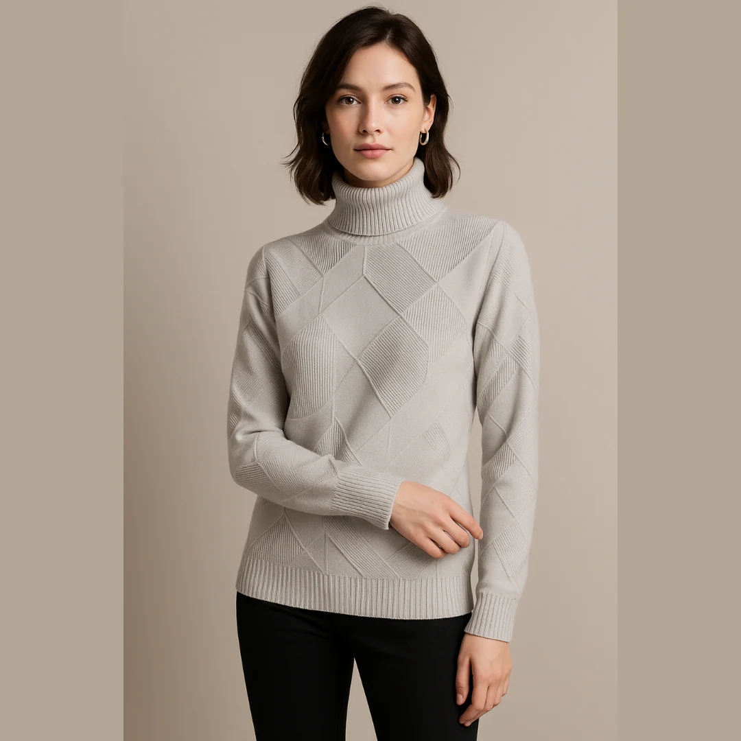ISLA⢠| CASHMERE BLEND TURTLENECK - Image 5