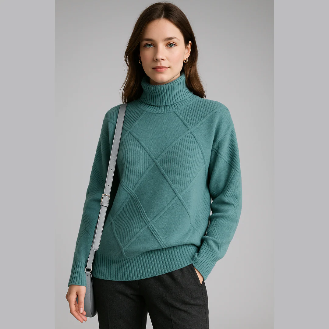 ISLA⢠| CASHMERE BLEND TURTLENECK - Image 7