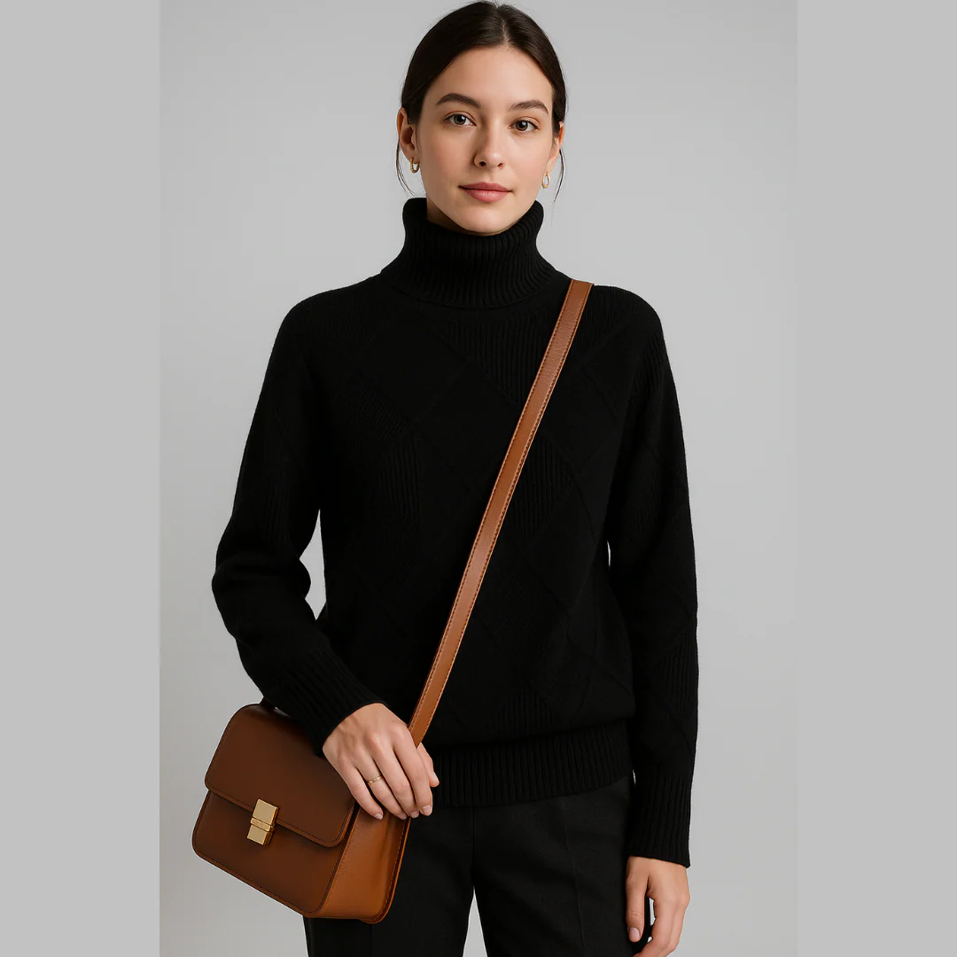 ISLA⢠| CASHMERE BLEND TURTLENECK - Image 8