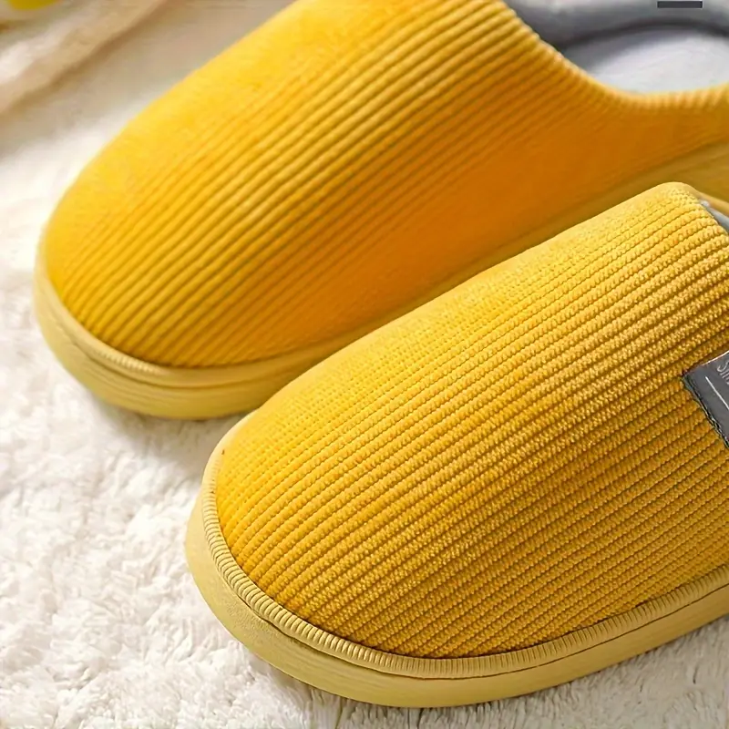 JENNIE™ CASUAL SOLID COLOR SOFT COZY HOUSE SLIPPERS - Image 12