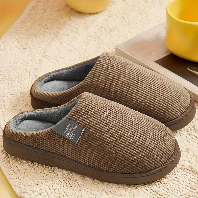 JENNIE™ CASUAL SOLID COLOR SOFT COZY HOUSE SLIPPERS - Image 6