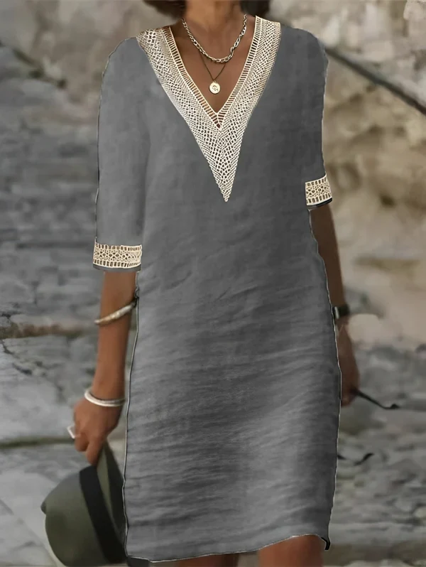 JULEYNA⢠â BREEZY NATURAL-FIBER DRESS FOR EFFORTLESS STYLE - Image 3