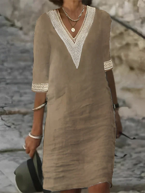 JULEYNA⢠â BREEZY NATURAL-FIBER DRESS FOR EFFORTLESS STYLE - Image 4