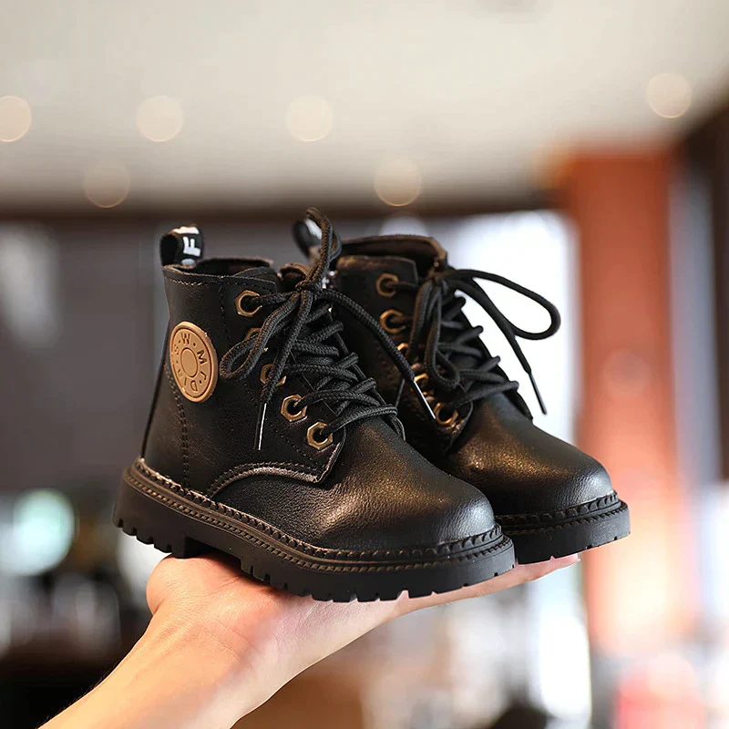 KIDS LEATHER NON-SLIP WARM BOOTS 2026 - Image 4