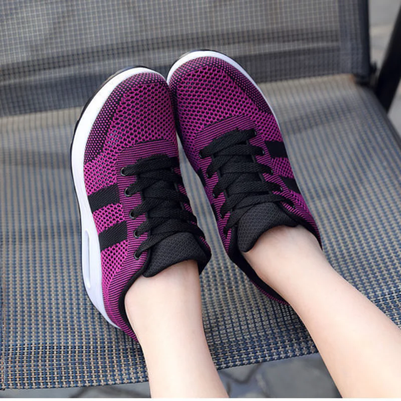 WOMEN'S AIR CUSHION KNIT ORTHOPEDIC SHOES - Image 10