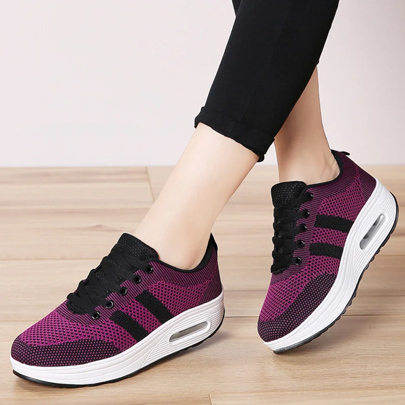 WOMEN'S AIR CUSHION KNIT ORTHOPEDIC SHOES - Image 2