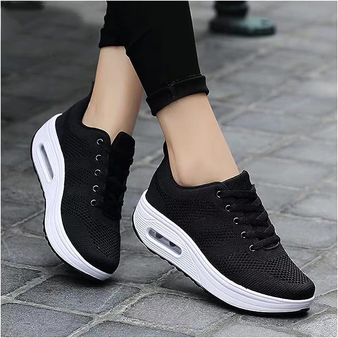 WOMEN'S AIR CUSHION KNIT ORTHOPEDIC SHOES - Image 3