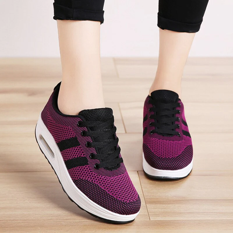 WOMEN'S AIR CUSHION KNIT ORTHOPEDIC SHOES - Image 7