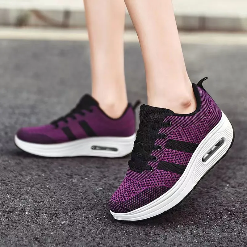 WOMEN'S AIR CUSHION KNIT ORTHOPEDIC SHOES - Image 9