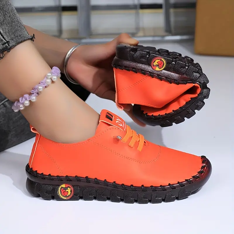 LARA™ WOMEN'S SOLID COLOR CASUAL SNEAKERS - Image 6