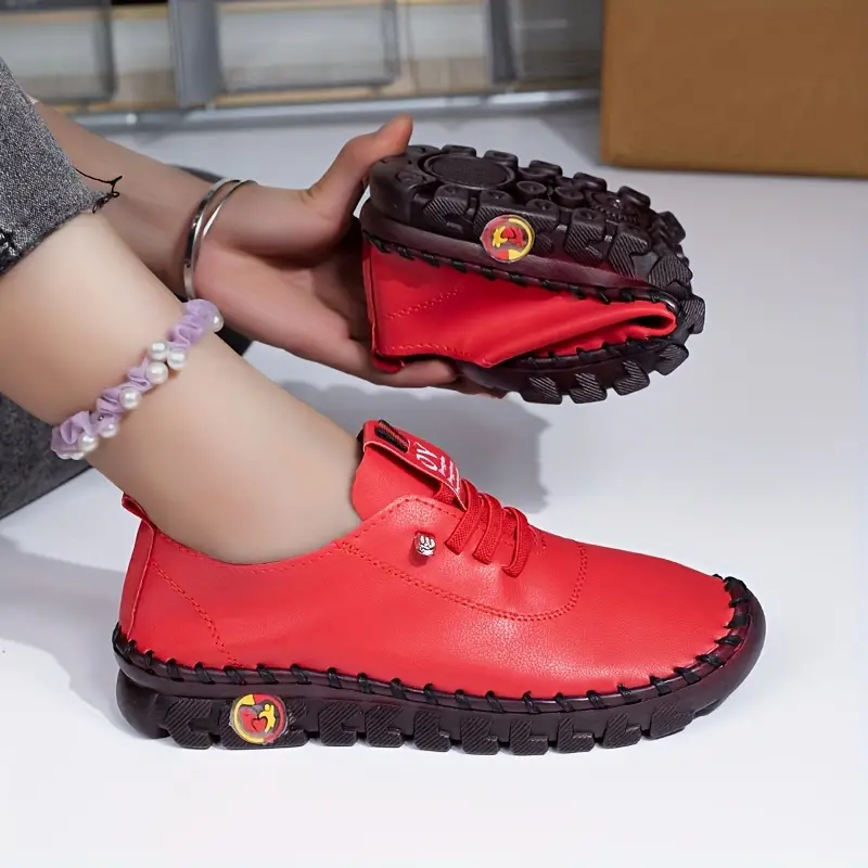 LARA™ WOMEN'S SOLID COLOR CASUAL SNEAKERS - Image 7