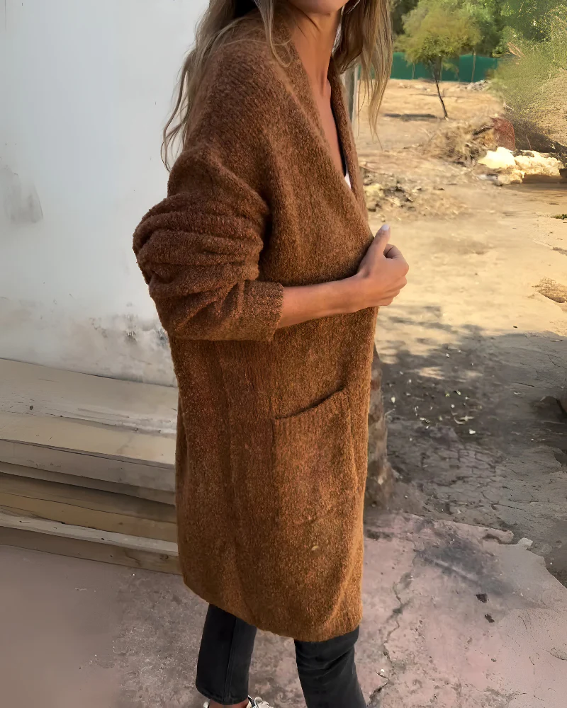 LAYANI™ – CASUAL KNIT CARDIGAN WITH POCKETS - Image 7