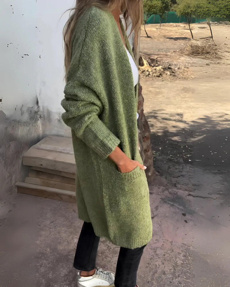 LAYANI™ – CASUAL KNIT CARDIGAN WITH POCKETS - Image 9