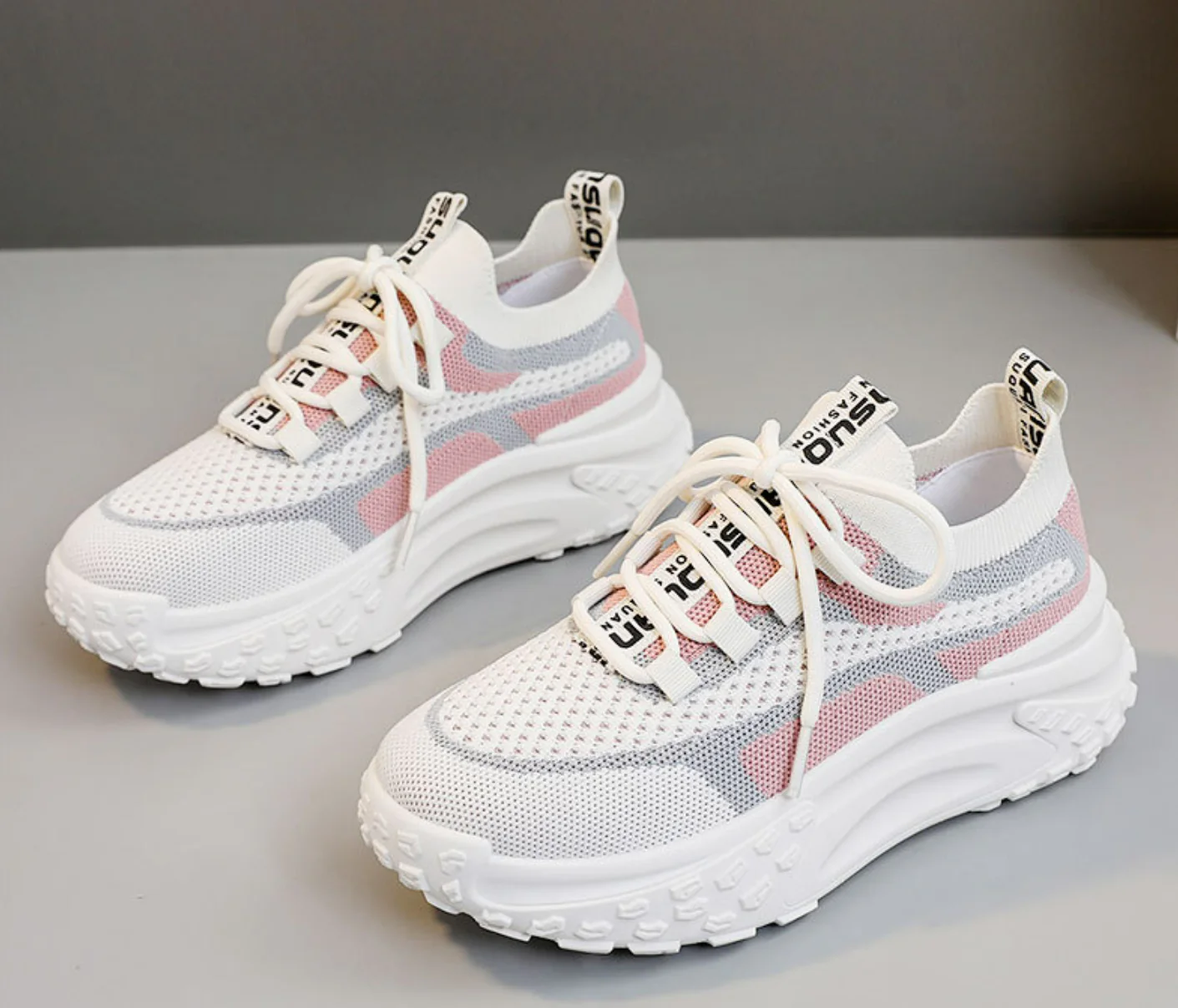 LEILA™ ORTHOPEDIC BREATHABLE LACE UP MESH SNEAKERS - Image 10