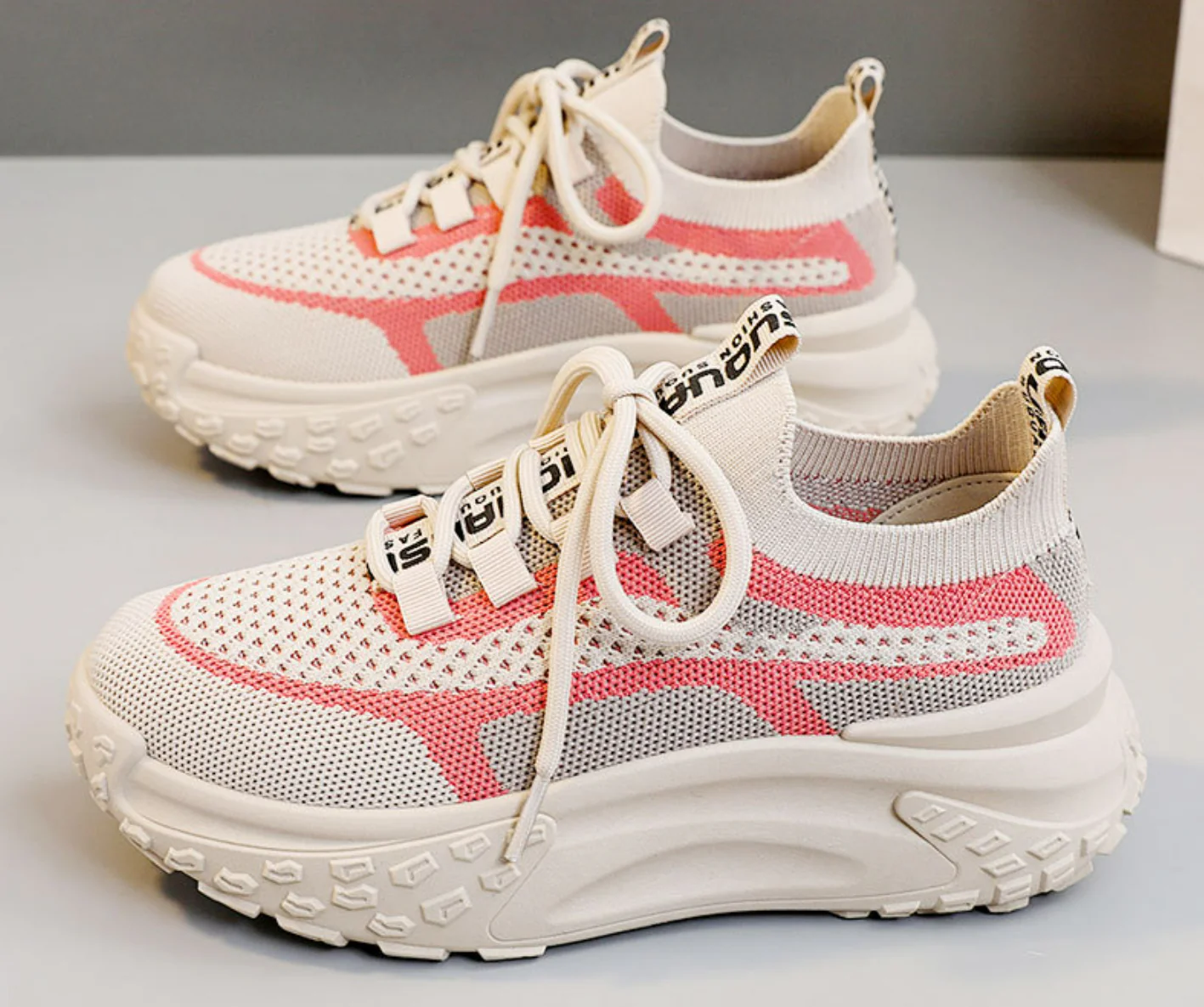 LEILA™ ORTHOPEDIC BREATHABLE LACE UP MESH SNEAKERS - Image 7