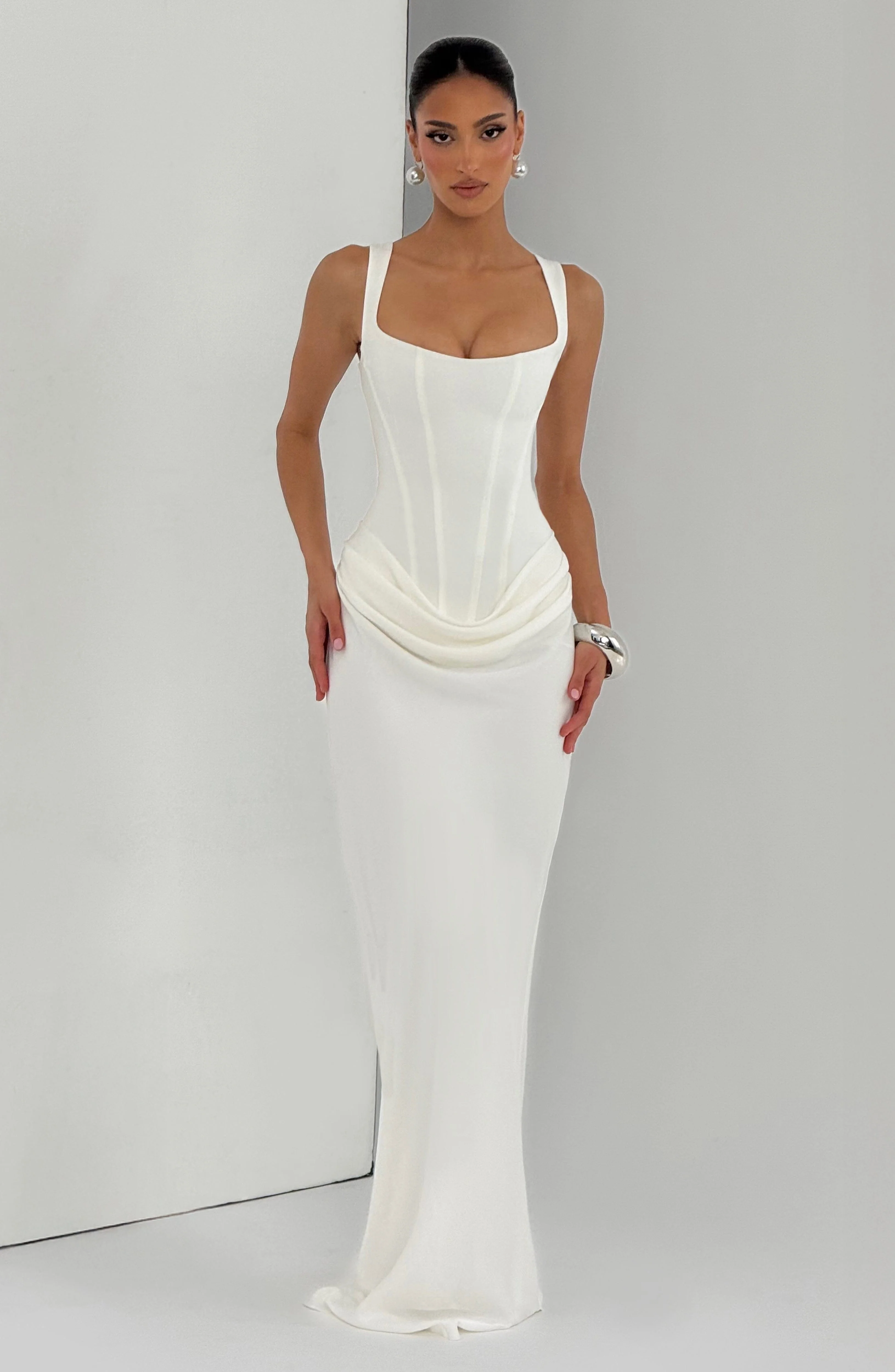 LEONOR™ | MAXI DRESS WITH SQUARE NECKLINE - Image 11