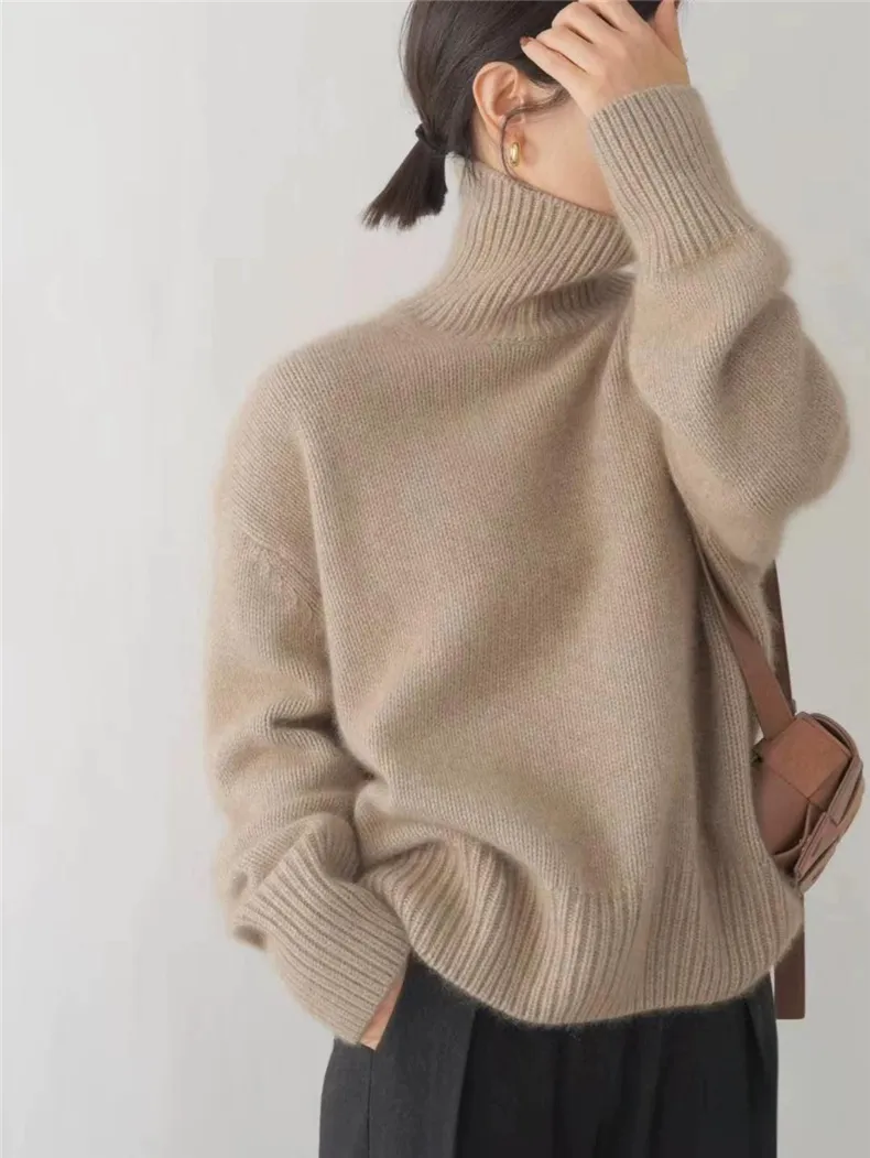 Lilian - Wool Turtleneck Sweater - Image 6