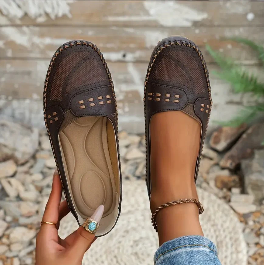LORA™ VINTAGE COMFY SLIP-ON LOAFERS - Image 5