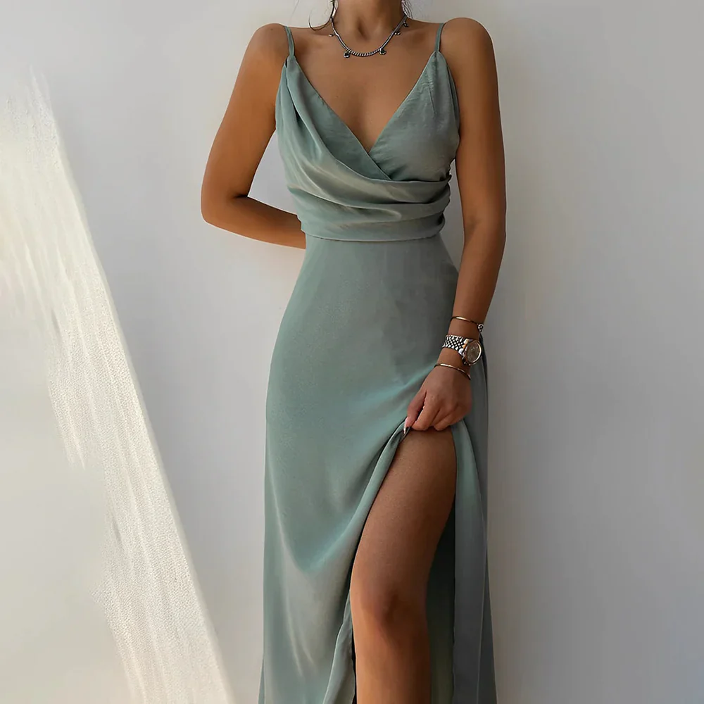 LUMINATE™ – LONG DRESS WITH SIDE SLIT - Image 3